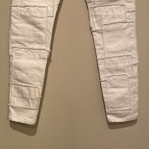 7 FOR ALL MANKIND RARE SKINNY PATCHWORK JEAN NWOT 26 - Picture 7 of 7